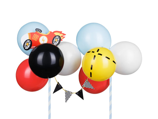 Topper gâteau ballon Voiture, mix, 29 cm