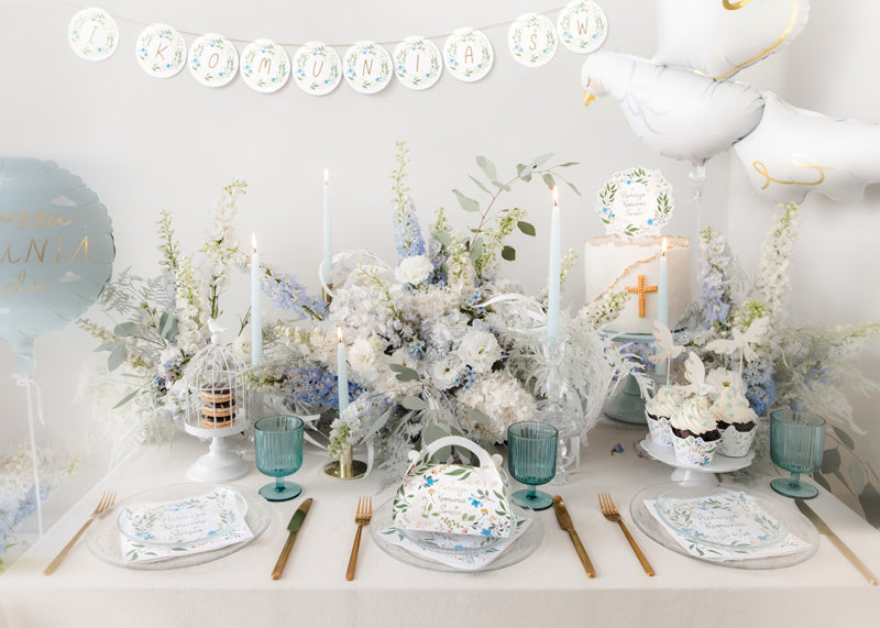 Décorations pour cupcakes colombes – Lot de 6