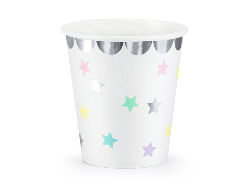 Gobelets Licorne - Étoiles, 180 ml – lot de 6 pièces