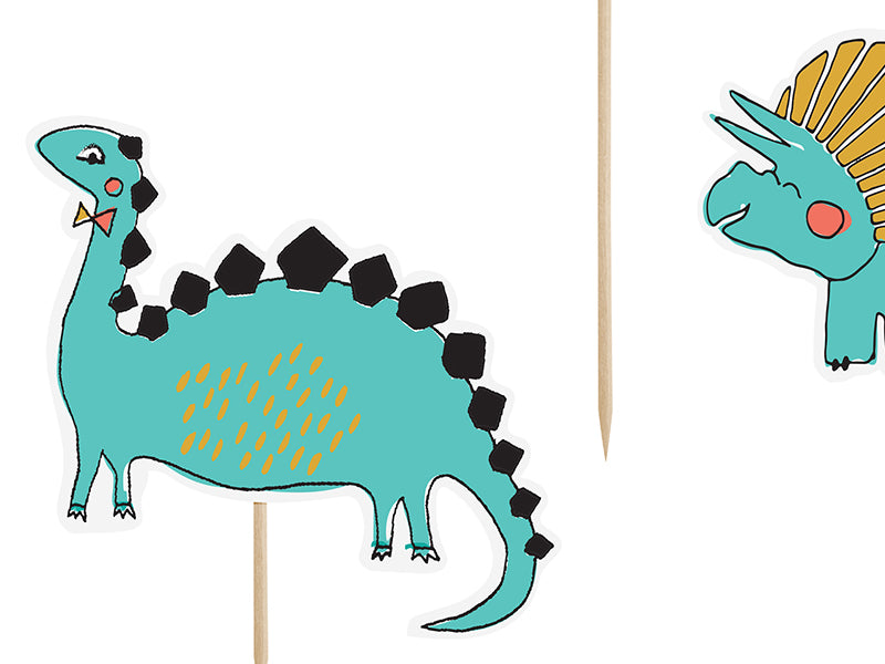 Décorations Dinosaurees, 10.5-20cm – lot de 5
