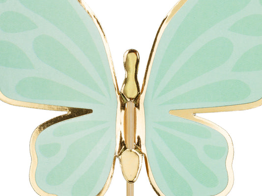 Topper papillons, assortiment, 9 x 6,5 cm – lot de 9 pièces