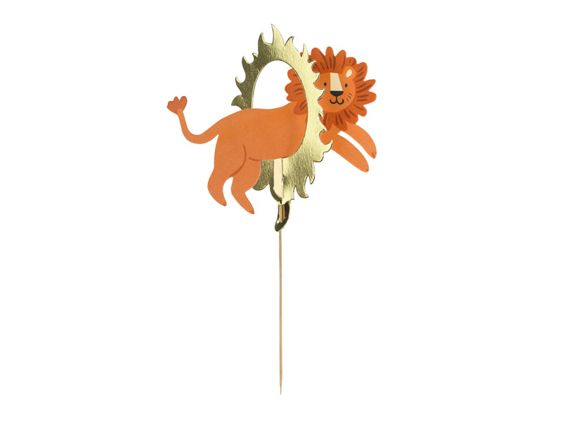 Cake topper lion – Gâteau anniversaire Safari