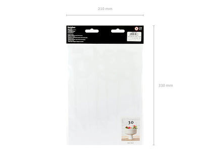 Marque table, noir, 24-26 cm (1 pqt. / 11 pc.)