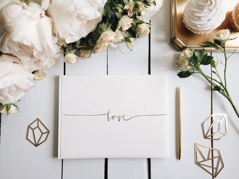 Livre d'or, 24 x 18.5cm, 22 feuilles