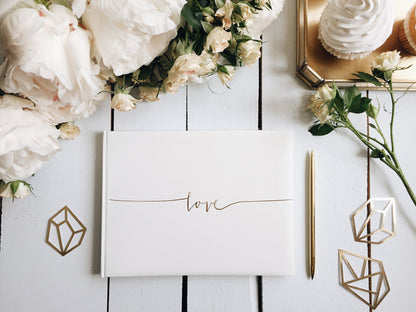 Livre d'or, 24 x 18.5cm, 22 feuilles