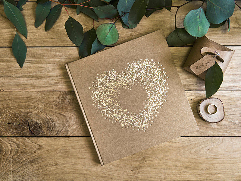 Livre d'or, 20.5 x 20.5cm, 22 feuilles