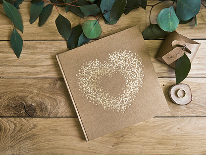 Livre d'or, 20.5 x 20.5cm, 22 feuilles