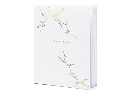 Livre d’or blanc – 20 × 24,5 cm – 22 feuilles