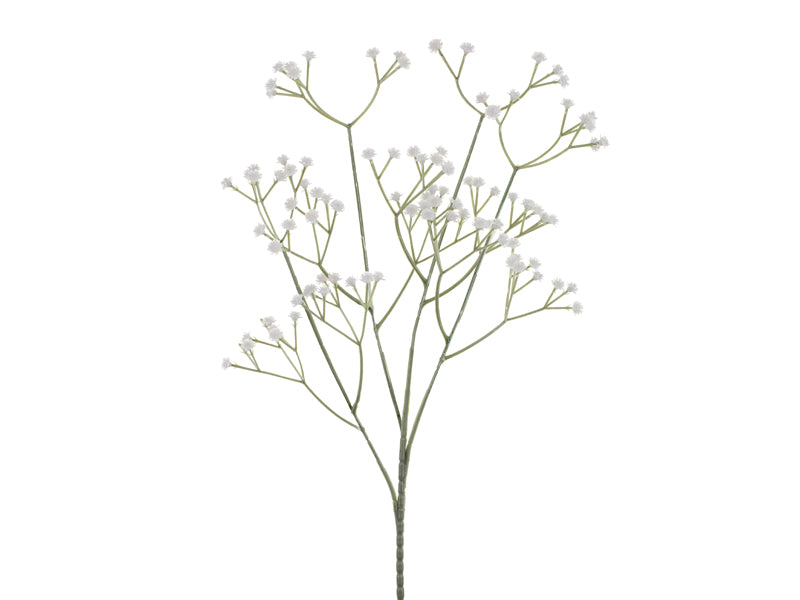 Fleur artificielle - Gypsophile, 62 cm, blanche