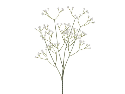 Fleur artificielle - Gypsophile, 62 cm, blanche