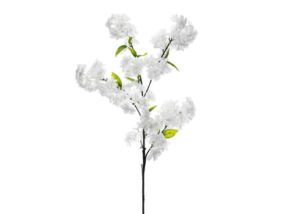Fleur artificielle - Cerisier en Fleurs, 97 cm, blanche