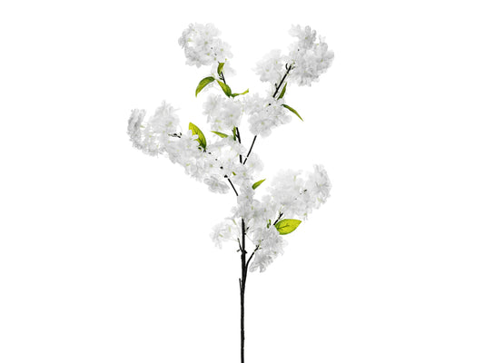 Fleur artificielle - Cerisier en Fleurs, 97 cm, blanche