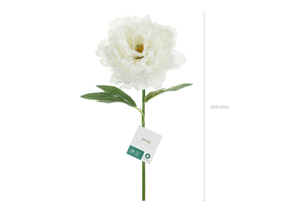 Fleur artificielle - Pivoine, 35 cm, blanche