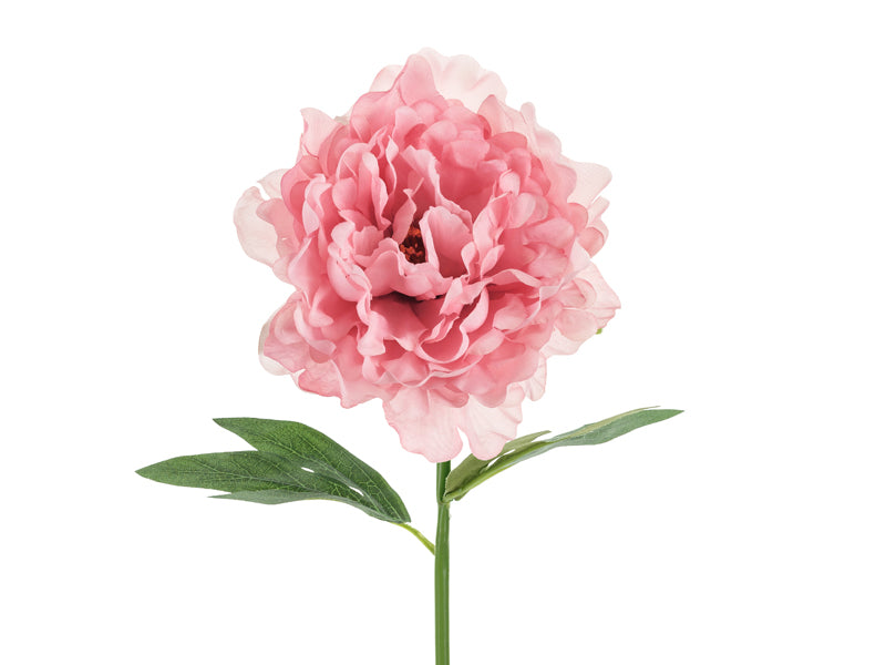 Fleur artificielle - Pivoine, 35 cm, rose