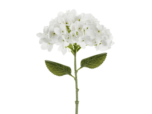 Fleur artificielle- Hortensia, 35 cm, blanche