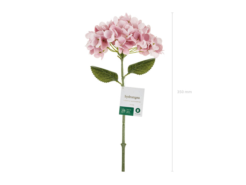 Fleur artificielle - Hortensia, 35 cm, rose clair