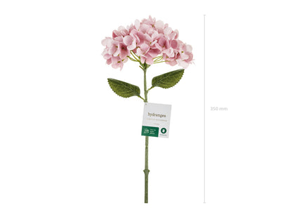 Fleur artificielle - Hortensia, 35 cm, rose clair