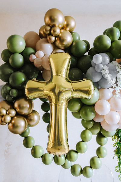 Ballons à relier vert olive 33 cm – Lot de 20