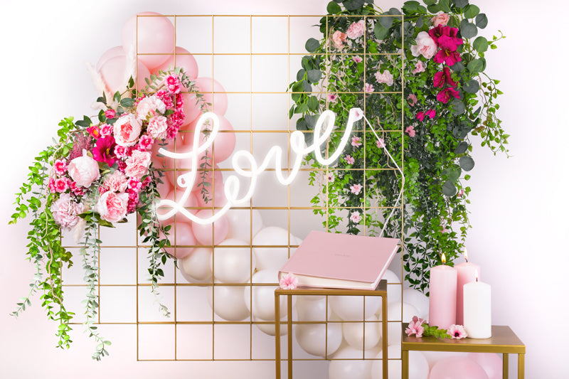 Neon LED - Love, blanc, 61x27.4 cm