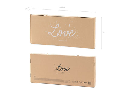 Neon LED - Love, blanc, 61x27.4 cm