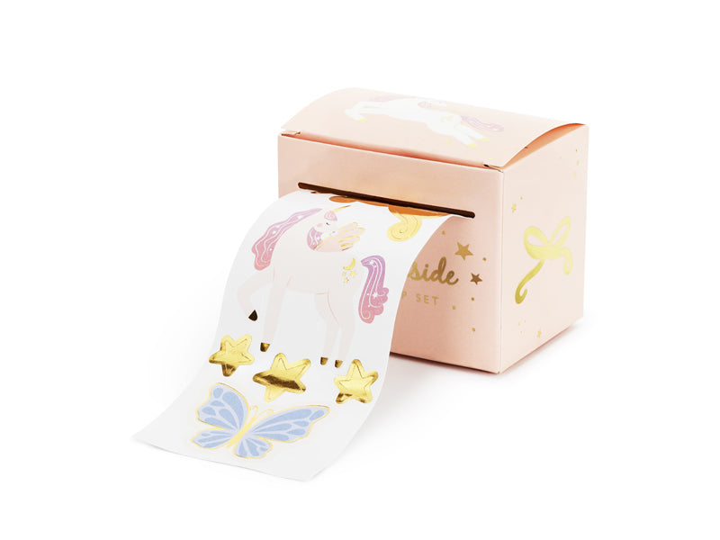Autocollants Licornes, assortiment – lot de 3 pièces