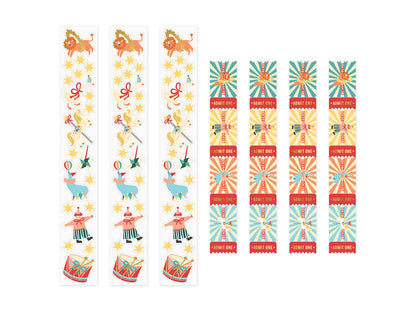 Stickers et billets de cirque – Kit décoration