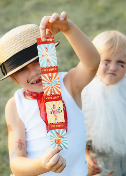 Stickers et billets de cirque – Kit décoration