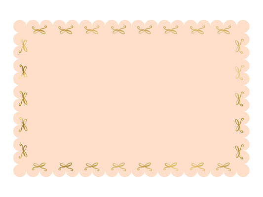 Nappe en papier Bows, rose, 180 x 120 cm