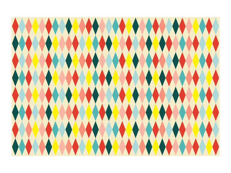 Nappe à losanges colorés – Anniversaire Cirque