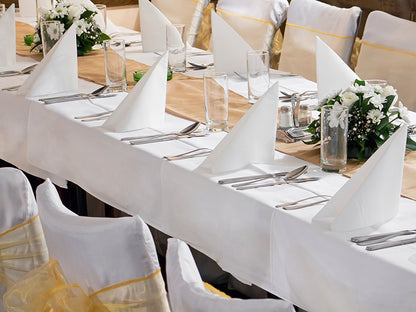 Nappe blanche, 180 x 300cm