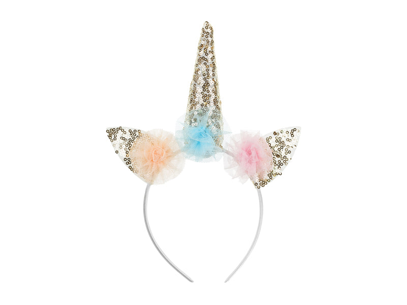 Serre-tête corne de licorne, assortiment, 26,5x17,2 cm
