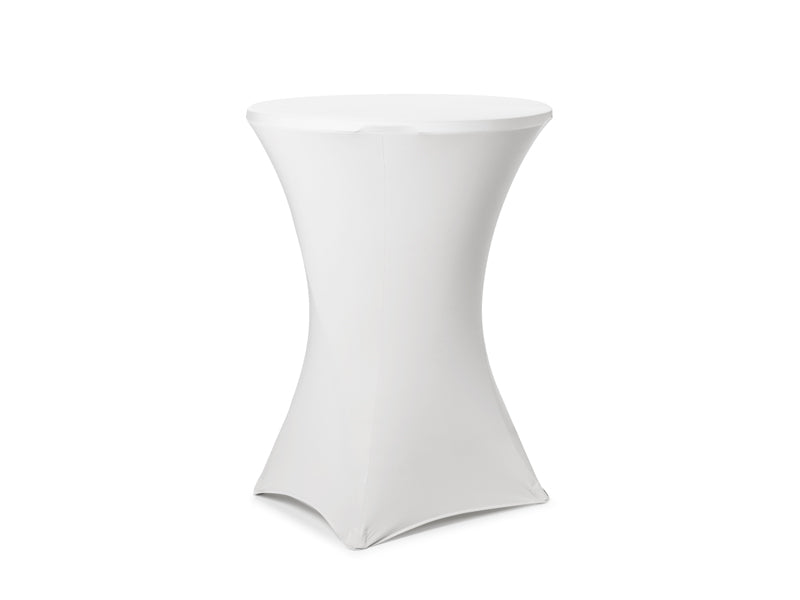 Housse de table cocktail, 80x110 cm, blanc
