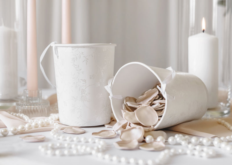 Pétales de rose en sachet, beige (1 pqt. / 100 pc.)