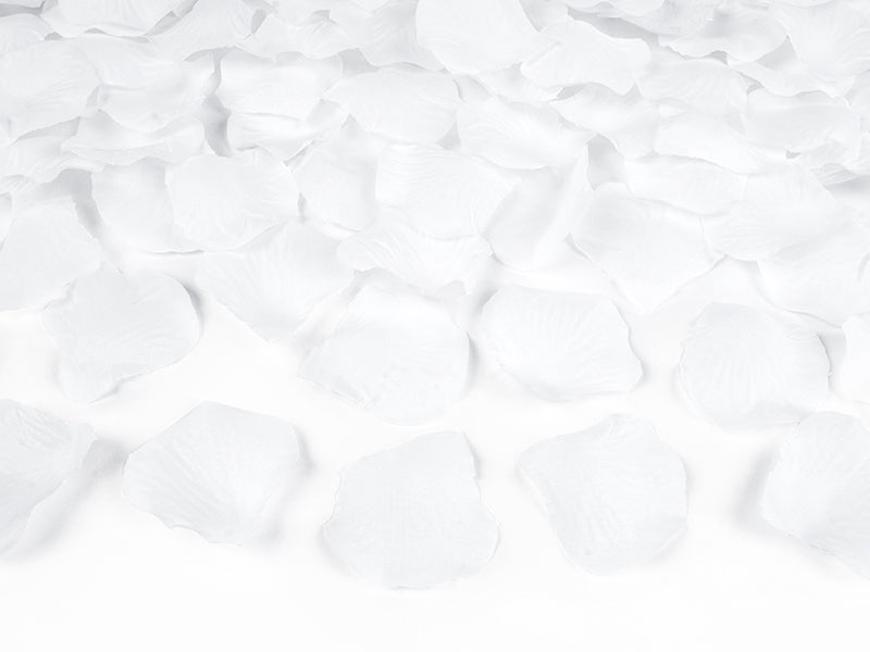 Pétales de rose dans un sac, blanc (1 pqt. / 500 pc.)