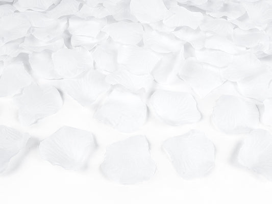 Pétales de rose dans un sac, blanc (1 pqt. / 500 pc.)