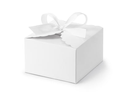 Boîtes cadeaux en forme de nuage blanches – Lot de 10