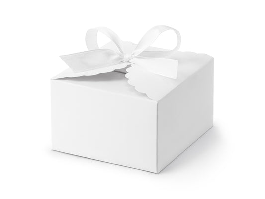 Boîtes cadeaux en forme de nuage blanches – Lot de 10