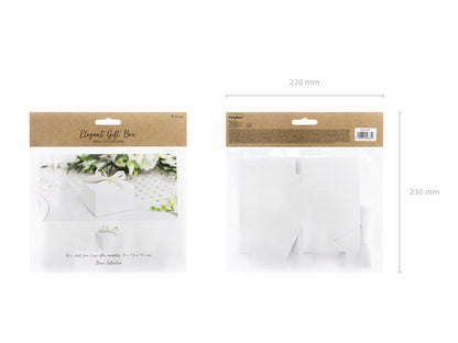Boîtes cadeaux en forme de nuage blanches – Lot de 10