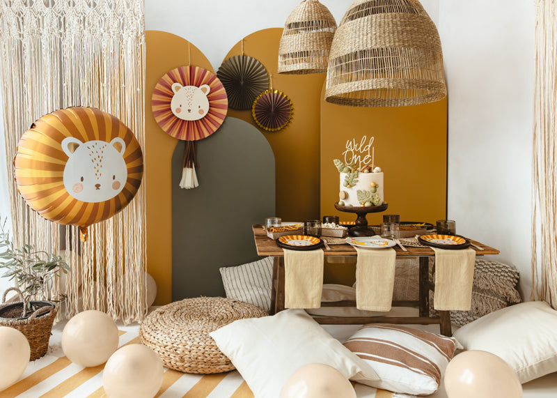 Rosaces décoratives lion – Anniversaire Safari