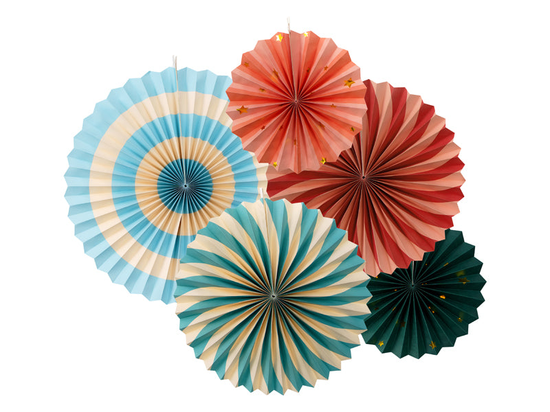 Rosettes décoratives Cirque – Lot de 5