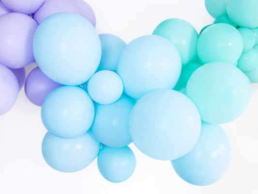 Ballon Strong 27cm – Bleu clair pastel (lot de 100 pièces) – Atelier Romy