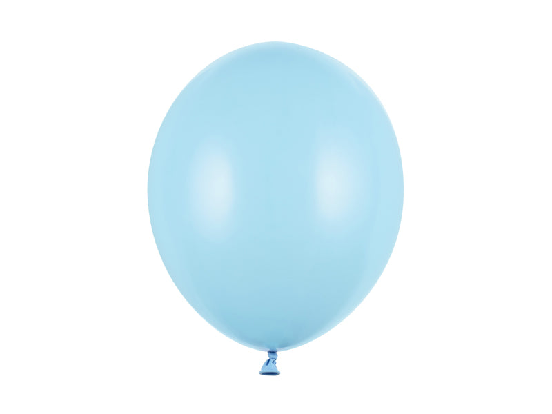 Ballons Strong 30 cm, Bleu bébé pastel – lot de 100 pièces