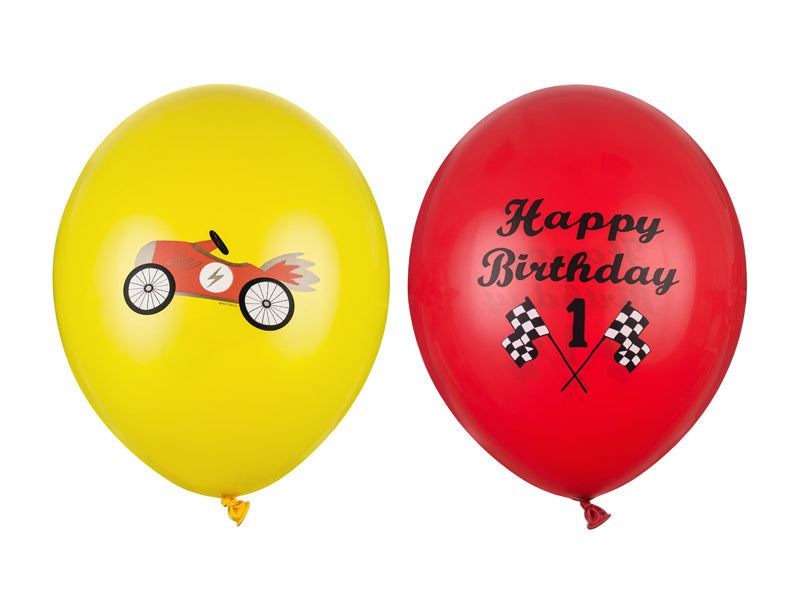 Ballons 30 cm, Happy Birthday, mélange (1 pqt. / 50 pc.)