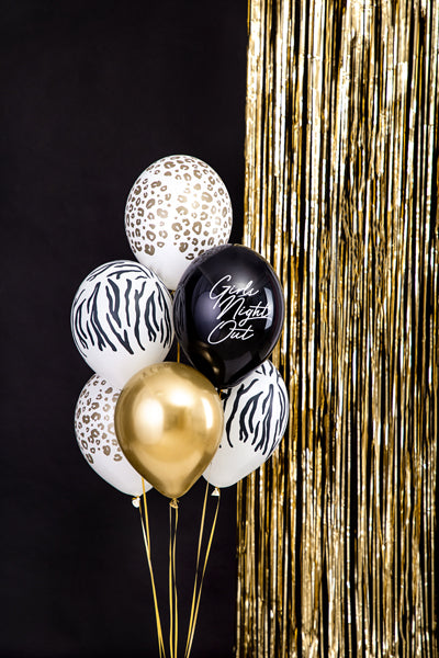 Ballons blancs tachetés 30 cm – Lot de 50
