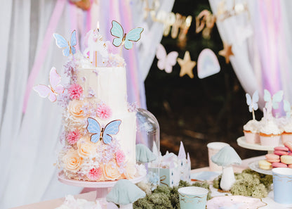 Bougie d'anniversaire Licorne, 9 cm, assortiment