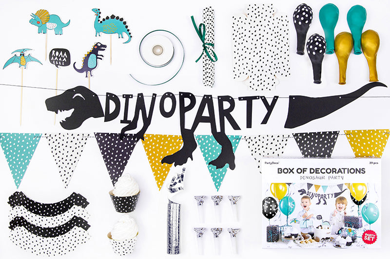Kit décoration de fête - Dinosaurees