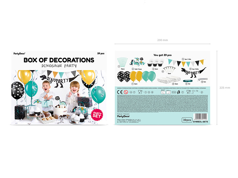 Kit décoration de fête - Dinosaurees