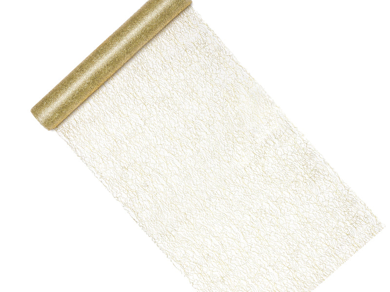 Maille décorative - Fibre - Fibre, Or, 0,36x9m