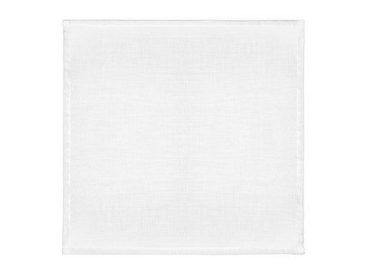 Serviettes de table en tissu, blanche, 40x40 cm (1 pqt. / 4 pc.)