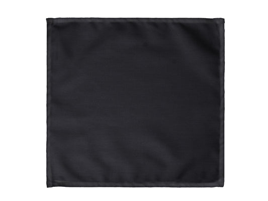 Serviettes de table en tissu, noir, 35 x 35cm (1 pqt. / 25 pc.)